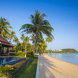 Private beachfront villa at Bo Phut beach, Koh Samui, Thailand