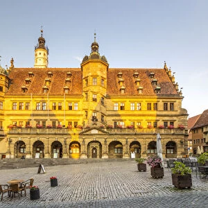 Town Hall, Market square, Rothenburg ob der Tauber, Germany