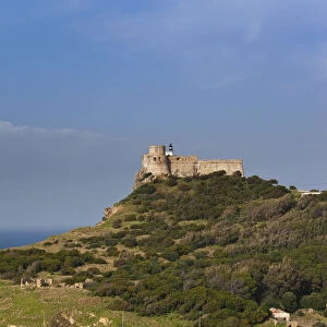 Tunisia, Northern Tunisia, Tabarka, Genoese Fort and Lighthouse