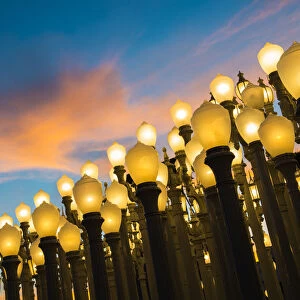 Urban Light Sculpture, LACMA, Los Angeles, California, USA