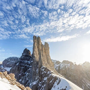 Vajolet Towers - Torri del Vajolet, Rosengarten - Catinaccio group, Trentino Alto Adige/S√ºdtirol, Dolomites, Italy