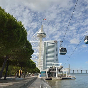 Vasco da Gama Tower at the Parque das Nacoes, a project by Leonor Janeiro and Nick Jacobs