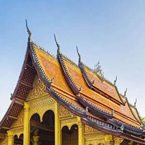 Wat Sene Souk Haram (Wat Sen) buddhist temple, Luang Prabang, Louangphabang Province