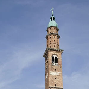 Italy, Veneto, Vicenza, Bissara tower, Piazza del Signori
