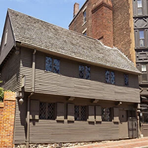 Paul Revere House, 19 North Square, North End, Boston, Massachusetts, USA