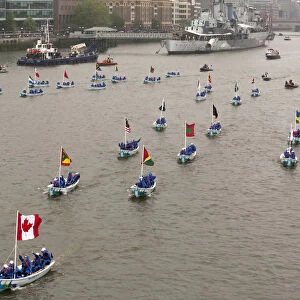 Thames Diamond Jubilee Pageant, London, UK, 3rd June 2012