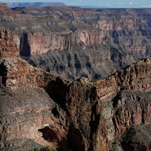 The view from Eagle Point on the west rim of the Grand Canyon is seen on the Hualapai