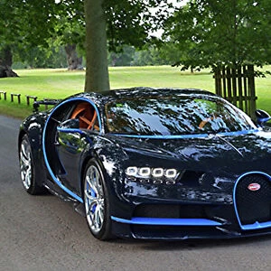 Bugatti Chiron 2019 Black blue details