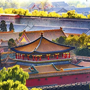 Blue Pavilion, Forbidden City, Beijing, China