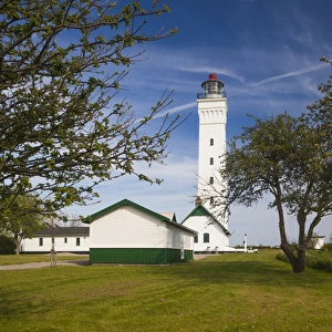 Denmark, Langeland, Bagenkop, Keldsnor Fyr lighthouse