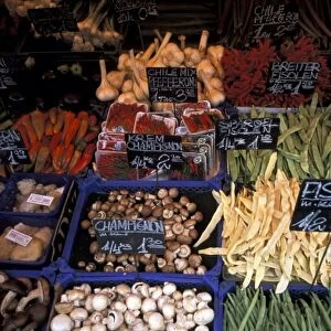 Europe, Austria, Vienna. Naschmarkt (outdoor market), produce