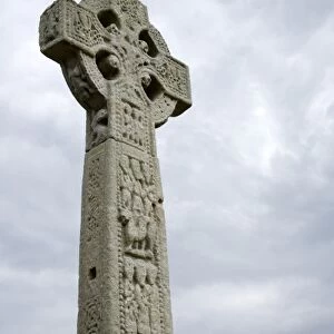 Ireland, Drumcliffe. The High Cross dating from the 9th century