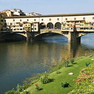 Ponte Vecchio (14th century), Firenze, UNESCO WORLD Heritage Site, Tuscany, Italy
