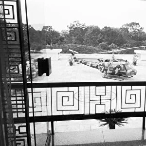 Saigon HCMC Vietnam, Huey Helicopter Reunification Palace