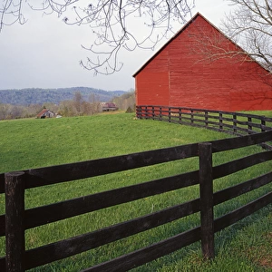 USA, Virginia, Barn near Etlan