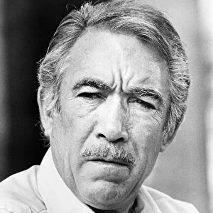 ANTHONY QUINN (1915-2001). American (Mexican-born) actor. In a scene from the 1973 film, The Don is Dead