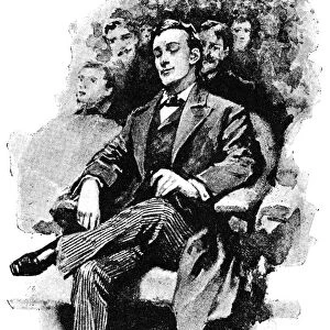 DOYLE: SHERLOCK HOLMES. Illustration by Sidney Paget from the Strand magazine