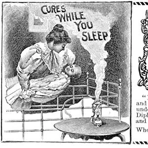 English newspaper advertisement for the Vapo-Cresolene vaporizer, 1898