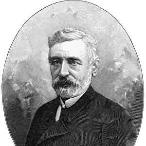 EUGENIO MONTERO RIOS (1832-1914). Spanish statesman and jurist. Wood engraving, English, 1898