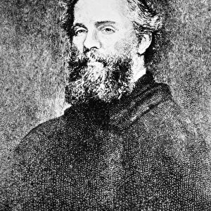 HERMAN MELVILLE (1819-1891). American novelist. Wood engraving after the painting by Joseph O. Eaton