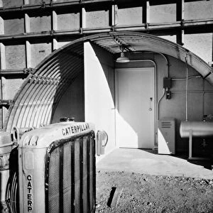 IDAHO: BUNKER, 1965. The entrance of a bunker at the Idaho National Engineering