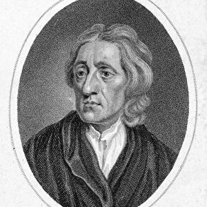 JOHN LOCKE (1632-1704). English philosopher. Stipple engraving, English, 1802