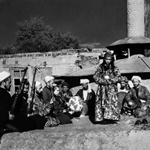 SAMARKAND: MUSICIANS, c1910. Musicians and a dancing boy in Samarkand