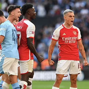 Arsenal Claim Community Shield Victory: Leandro Trossard Scores Thrilling Goal Against Manchester City