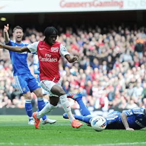 Arsenal vs. Chelsea: Intense Rivalry - Gervinho Fouls Bosingwa (2011-12)