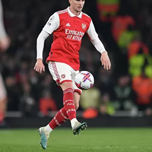 Arsenal vs Southampton: Rob Holding in Action at the Emirates Stadium, Premier League 2022-23