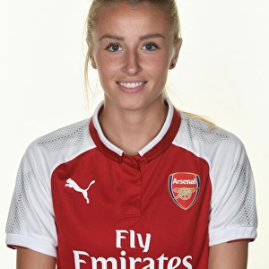 Arsenal's Leah Williamson at 2017 Women's Team Photocall
