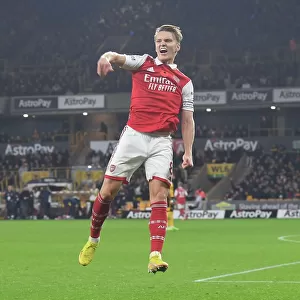 Martin Odegaard Scores First Arsenal Goal: Arsenal Secures Victory Over Wolverhampton Wanderers in Premier League 2022-23