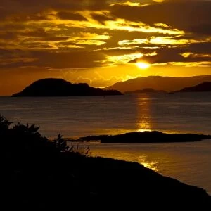 Sunset at Appin in Scotland