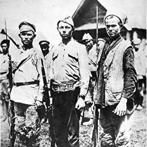 3 young red guards in 1917