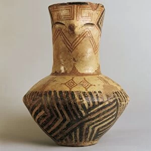Bulgaria, Sofia, Calcolithic, Natsionalen Istoritcheski Muzej, Terracotta vase from Gradesnica