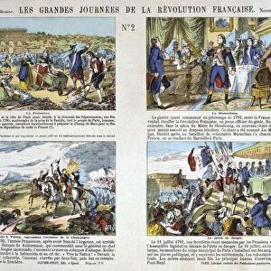 Great Days of the French Revolution: No 2. Top: The Federation: Preparing the Champs de Mars, 1790