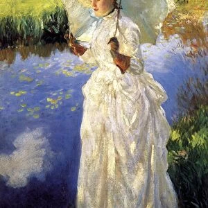 John Singer Sargent (January 12, 1856 - April 14, 1925) was an American painter Morning Walk