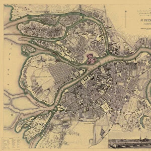 Map of Saint Petersburg