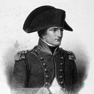 Napoleon Bonaparte (1769-1821): First Consul. Engraving