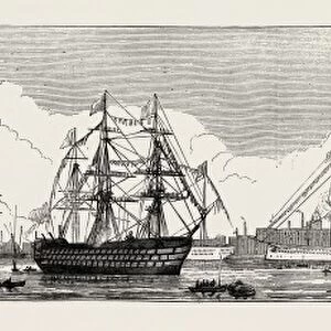 The Naval Review At Spithead: Victoria And Albert Passing The Victory