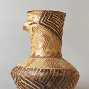 Neolithic terracotta anthropomorphic vase from Gradesnica, Bulgaria
