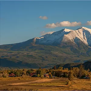 Mount Sopris view, Colorado, south west United States of America