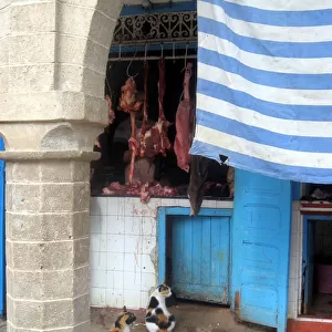 Butcher shop, Essaouira, Morocco