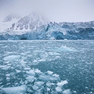 Glacier, Spitsbergen Island, Svalbard, Norway