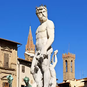 Neptune fountain, Piazza della Signoria, Florence