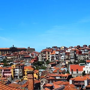 Roofs of Porto and ClA rigos Tower from the Cathedral of Porto