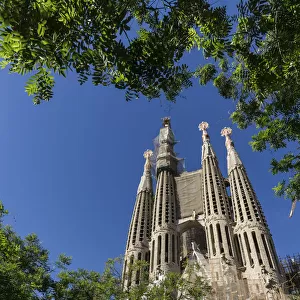 Towers of church Sagrada Familia