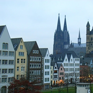 View of Cologne with the cathedral, Germany
