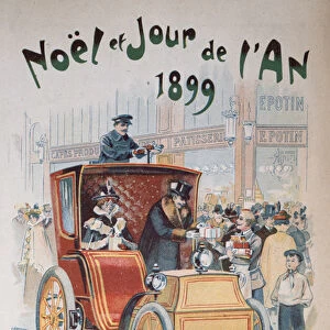 Advertisement for Felix Potin, Christmas and New Year 1899 (colour litho)