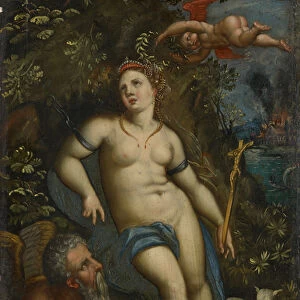 Allegory of Time freeing Faith (oil on wood)